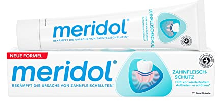 meridol Zahnpasta 75ml - Zahncreme bekämpft Zahnfleischentzündungen, antibakterieller Effekt