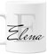 Colorfamily Tazza Mug PERSONALIZZABILE con Iniziale e Nome - Lettera E - in ceramica