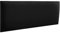 RAVIO Panneaux muraux rembourrés | Lambris 3D avec Mousse | Coussin Mural comme tête de lit pour lit | Decoration Murale pour Chambre, Chambre d'enfant, Bureau, Couloir | Noir, 60 x 15 cm