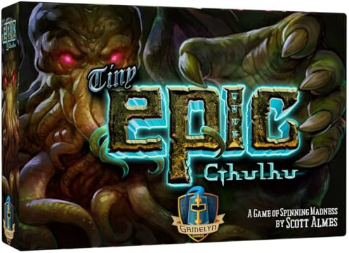 Gamelyn Spiele, Tiny Epic Cthulhu, Kooperatives Brettspiel, ab 14 Jahren, 1–4 Spieler, 30–45 Minuten Spieldauer