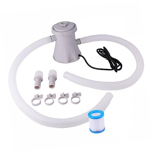 PHENOFICE 1juego Bomba De Agua Eléctrica para Piscina De Limpieza y Circulación Fácil Mantenimiento Compatible Diferentes Tipos De Piscinas Enchufe EU