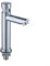 snowchecking Robinet de lavabo à pression tactile en acier inoxydable avec temporisation d'arrêt automatique, installation et régulation faciles (A)
