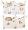 Celiodd 2 PCS Babybett Organizer Baby Hängend Bett Organizer Kinderbett Betttasche Kinder Organizer Babybett Bett Organizer babybett Zubehör Verstellbar mit 2 Taschen für Windeln Kleidung Spielzeug