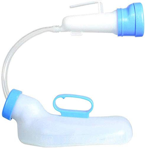 ITTRUH Männliches Urinal, tragbar, Urinflasche, 1500 ml Wiederverwendbare PIPI-Flasche, Urinbehälter for ältere Menschen, for Krankenhaus, Camping, Auto, Reisen, Toiletten-Urinal(Blue)