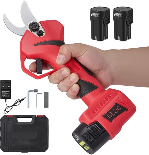 Electric Pruning Shears,30MM Cordless Electric Secateurs,Professional Pruning Shears with 16.8V Rechargeable Batteries,Tree Branch Pruner for Garden Orchards to Pruning Branches