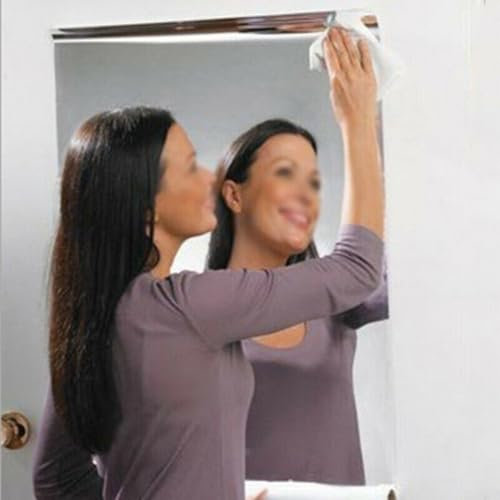 Adesivo per piastrelle a specchio acrilico fai da te per lo stile moderno del bagno e degli interni (40 x 100 cm)