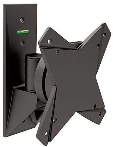 Xantron Monitor Wandhalterung 13-27 Zoll schwenkbar & neigbar, ECO-110B | Nur 9,7 cm Wandabstand, 120° schwenkbar, drehbar für Hoch-/Querformat, VESA 75x75/100x100, bis 15 kg