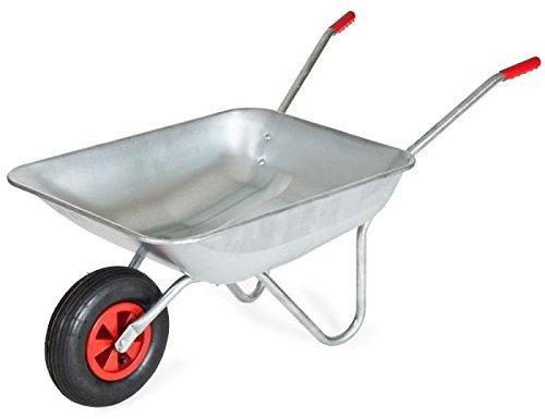 Varan Motors - WB4024A Carriola in acciaio zincato 80 l, 120kg