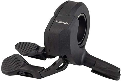 SHIMANO STePS E8000 E-Bicycle Switch - SW-E8000 - ISWE8000L - Mechanical Switch - 3 Position - Push Button - Black