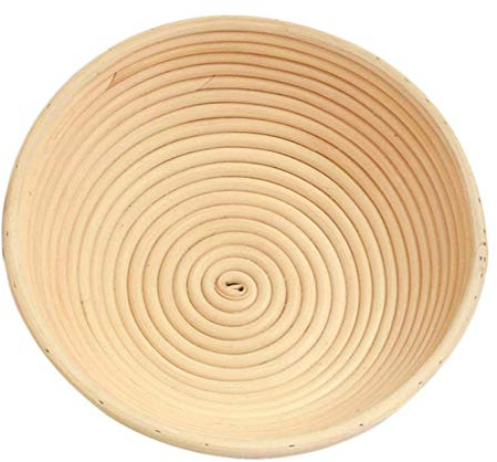 Banneton Pruebas Cesta Cuenco para masas Banneton Brotform Cuenco de ratán para Masa Banneton para Pan 18 * 9CM