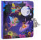 MOLLYBEE KIDS Fairy Glow in The Dark 6.25 Lock and Key Diary for Girls, 208 Pages, Measures 6.25 inches by 5.5 inches