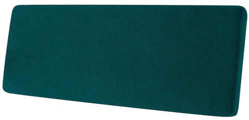 Sofa Sitzkissenbezug, Sofa Sitzkissenbezug Stretch, Elastischer Kissenbezüge, Husse Überzug Bezug Für Sofa Sitzkissen, rutschfest Stoff Tartan (Blaugrün,Großer 3-Sitzer)