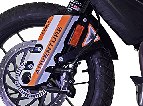 Fork guard for KTM 390 Adventure 2020- (white/orange)