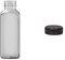Nipter Bouteilles en plastique à remplir, bouteilles carrées, bouteille transparente pour smoothie, bouteille pour boisson Bouteille en PET avec bouchon à vis 400ml x 12 pièces