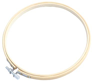 PartyKindom Stickrahmen Set - 8 cm bis 40 cm Stickrahmen, Holz-Kreuzstichreifen, Stickringe, Nähringe, Reifen, zum Basteln