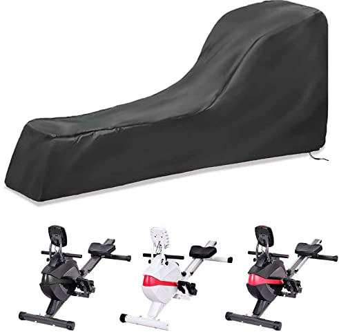 MRWiZMS Schutzhülle Rudergerät Schutzhülle für Fitnessgeräte, 210D Oxford-Stoff Abdeckung Rudergerät, Staubdicht und Wasserdicht, Schutzhuelle RudergeräT für Zuhause (193x55x78cm)