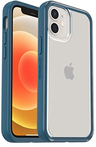 OtterBox Clear Case Series for iPhone 12 mini, Shockproof, Drop Proof, Ultra-Slim, Protective Case, 2x Tested to Military Standard, Blue Glaze