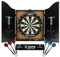 KOTO - Darts Center Full Black (63x49x8,5cm) Incl. KOTO Classic Edition Dartboard, 2 Sets of Darts (6 PCS.), KOTO Throwline, Whiteboard Marker, & Whiteboard change