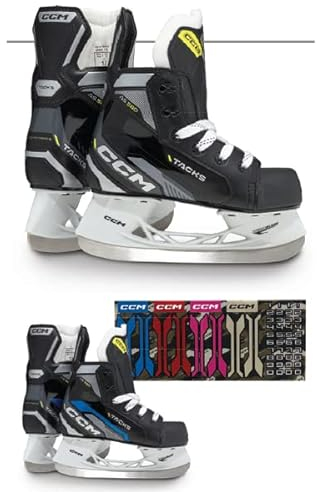 CCM Tacks AS-580 Schlittschuhe Bambini, Weite :Regular (Medium Profile), Größe:YT 11 = 29.5