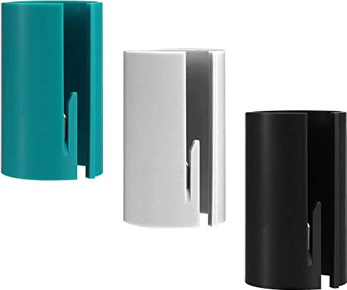 Lot de 3 coupe-papier d'emballage, coupe-papier cadeau, coupe-papier rouleau simple, rapide et sûr, coupe-papier de sécurité et coupon, outil de coupe d'emballage cadeau de Noël (vert blanc noir)