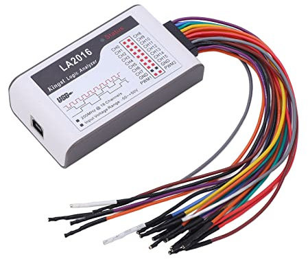 Analyseur Logique Oscilloscope Analyseur Logique USB - 50V à + 50V Portable Facile à Observer Seuil Réglable pour l'inspection