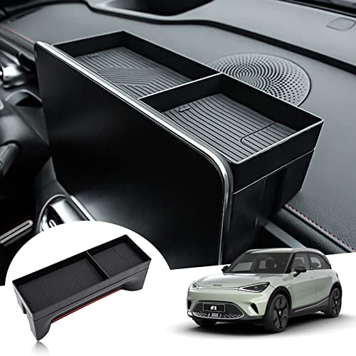 GAFAT Kompatibel mit Smart #1 Smart #3 EV Electric 2023-2025 2026 Mittelkonsole Aufbewahrungsbox, hinter dem Bildschirm Ablagen Organizer Tray für 12,8 Zoll Infotainment System