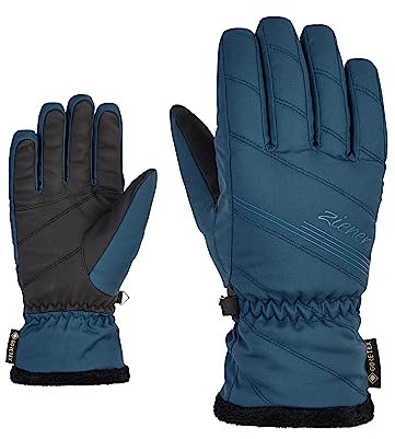 Ziener Damen Kasia Ski-Handschuhe/Wintersport | Gore-Tex, hale Navy, 7,5