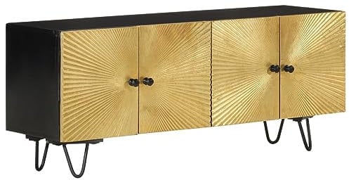vidaXL Mueble de TV Madera Maciza de Mango 110x30x45 cm