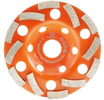Diamond Grinding Wheels 115mm for Grinding/Polishing/Cleaning Surface Concrete,Granite,Marble,Masonry Brick,Cement,Stone Aobor 7/8-5/8.