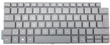 T-ProTek Clavier allemand noir compatible avec Dell Latitude 14 (7490-X7W06)