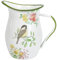 Z&Z ornamentorum Vintage Metall Blumenvase Milchkännchen Vase Emaillekanne Kleine Vasen Small Rustic Vases Flower Pitcher Vintage Metal Flower