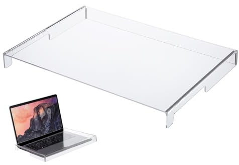 Housse De Clavier en Acrylique Transparent Anti-Chats Et Anti-Poussière pour Ordinateur Portable 14 Pouces - Protection Étanche Et Nettoyage Facile