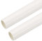 sourcing map Tubo de conducto de PVC de 1,3 m/51 de longitud, 16 mm de diámetro exterior, tubo recto blanco para instalación de cableado eléctrico, paquete de 4