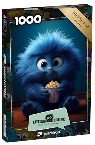 puzzleYOU: Puzzle 1000 Teile „LITTLEMONSTERTIME: Hugz“ – aus der Puzzle-Kollektion Illustrationen, Kunst & Fantasy