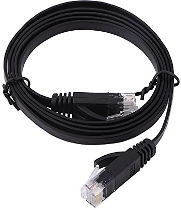 Beufee Cable Ethernet Cat 6, Cable LAN Conector De Cable Ethernet Cable Ethernet Cat6 Plano Cable Cruzado Ethernet Cables De Enrutador De Conexión UTP 1000M(10M)