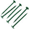 KONTONTY Lot de 100 Piquets en Plastique pour Fixation De Bâches De Jardins De Tissus Et De Plantes