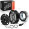 Frankberg 1x Kit d'embrayage du Compresseur Compatible avec Dokker Express Camionnette/MPV Duster HS Lodgy JS Logan LS S.a.n.d.e.r.o Range Rove.r V L460 Cabstar E TL VL Juke F15 Remplacer# 926003VC6B