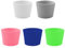 Tabanzhe 5PCS Heat-Resistant Coffee Cup Sleeve,Assorted Colors Silicone Cup Covers for Drinks,Nonslip Reusable Coffee Cup Mug Cup Protective Sleeve Glass Bottle Protector