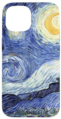 Van Gogh Starry Night Modern Art Oil Painting Phone Cover Case for iPhone 15