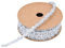 BrightGlow Weihnachten Lametta Girlande Dünn Mini Lametta Girlande Weihnachten Geschenkband Deko Schleifenband Geschenkband Glänzend Dünnes Lametta für Geschenk Weihnachtsbaum 8mm Silber 1 Yard