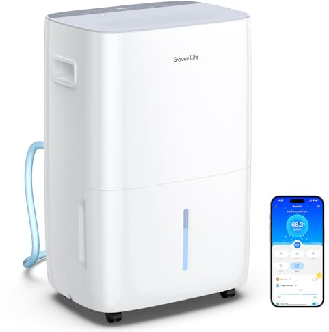 GoveeLife Dehumidifier with Pump for Home 4,500ft², 137 Pints, Drain Hose