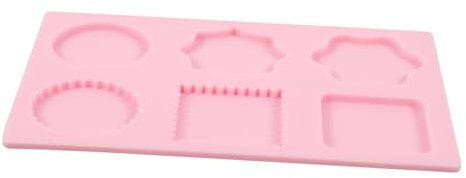 VILLCASE Wachssiegelform Lufttrockener Ton Wachssiegelkissen mit 24 Vertiefungen Wachswärmer Lack silikon kerzenformen wax siegel set Siegelwachspads Silikonwachs-Schmelzform Kieselgel Rosa