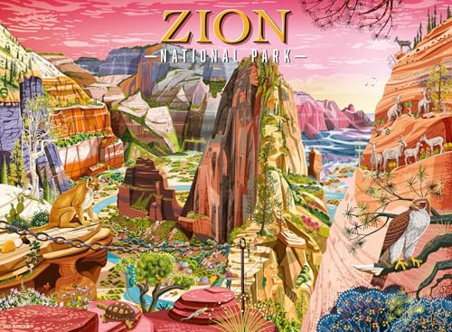 Ravensburger Puzzle 12001888 - Zion Nationalpark - 500 Teile Puzzle, für Naturliebhaber und Puzzle-Freunde ab 12 Jahren