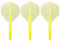 Condor Zero Stress Flight System | Standard Size | Dart Flights | Multiple Sizes | Multiple Colours (Clear Yellow, Medium)