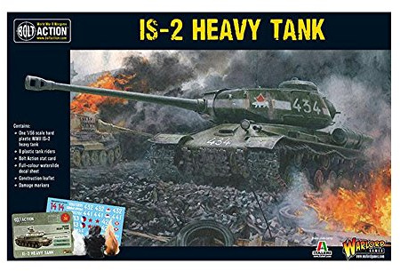 WarLord is-2 Heavy Tank - 1:56 / 28mm Plastic Scale Model Tank for Bolt Action Games - Highly Detailed World War 2 Miniatures