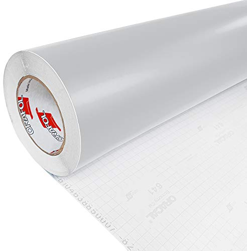 DecoMeister Möbelfolie selbstklebend 100x100 cm | Einfarbig Klebefolie für Möbel | Klebefolie Möbel - einfache Anwendung, ideal für die Renovierung von Küche oder Bad | Möbelfolie | Hellgrau Matt