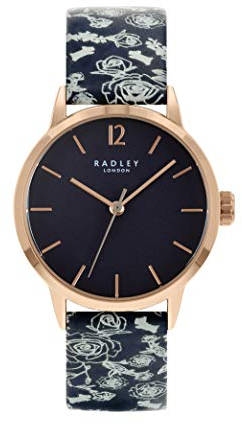 Radley Damen Analog Quarz Uhr mit Leather Armband RY21250A