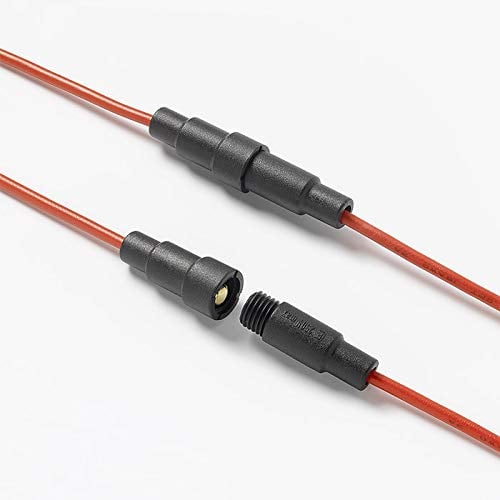 ASPEN - 1A-Sicherung für viele Kondensatpumpen, ähnl. FP2620, 250 V, 1 A, 16 AWG, 25 cm, 20 A, Keramik, Halter, 1 stück, MS-1576