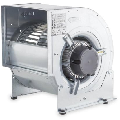 CAEXVEN Turbina Extractora con Ventilador Centrífugo de Doble Aspiración - 10/10-3/4 CV - 1350 rpm - 230V