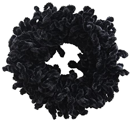 Scrunchies Volumisieren Scrunchie Big Hair Tie Ring Hijab Volumizer Khaleeji Headwear Für Frauen Schwarz